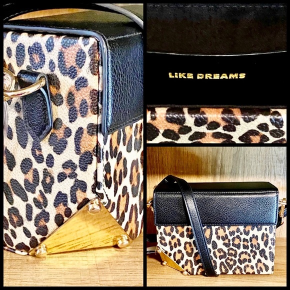 Like Dreams Handbags - Like Dreams Leopard Print Boxy Purse